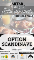 OPTION SCANDINAVE - P.DÉJ A TABLE