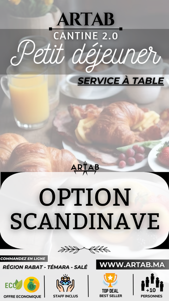 OPTION SCANDINAVE - P.DÉJ A TABLE