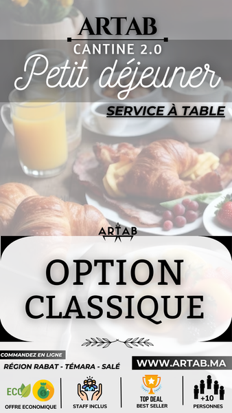 OPTION CLASSIQUE - P.DÉJ A TABLE