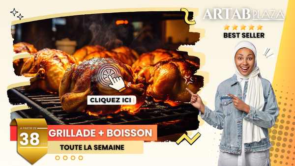 GRILLADE POULET + BOISSON