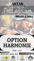 OPTION HARMONIE - P.DÉJ A TABLE