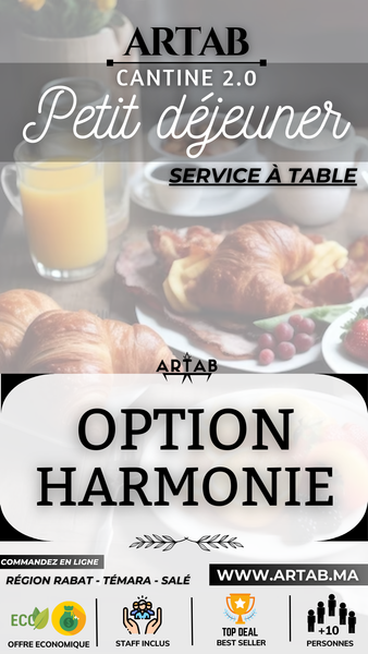 OPTION HARMONIE - P.DÉJ A TABLE