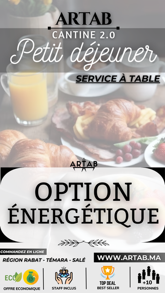 OPTION ÉNERGÉTIQUE - P.DÉJ A TABLE