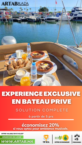 EXPERIENCE CULINAIRE BALADE EN BATEAU RABAT