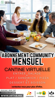 ABONNEMENT MENSUEL COMMUNITY CANTINE VIRTUELLE