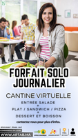 FORFAIT JOURNALIER SOLO - CANTINE VIRTUELLE